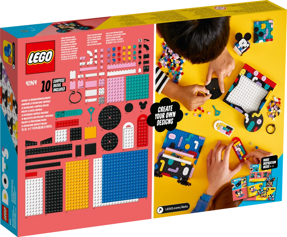 LEGO 41964 Dots Disney Mickey Mouse & Minnie Mouse Back To School Project Box