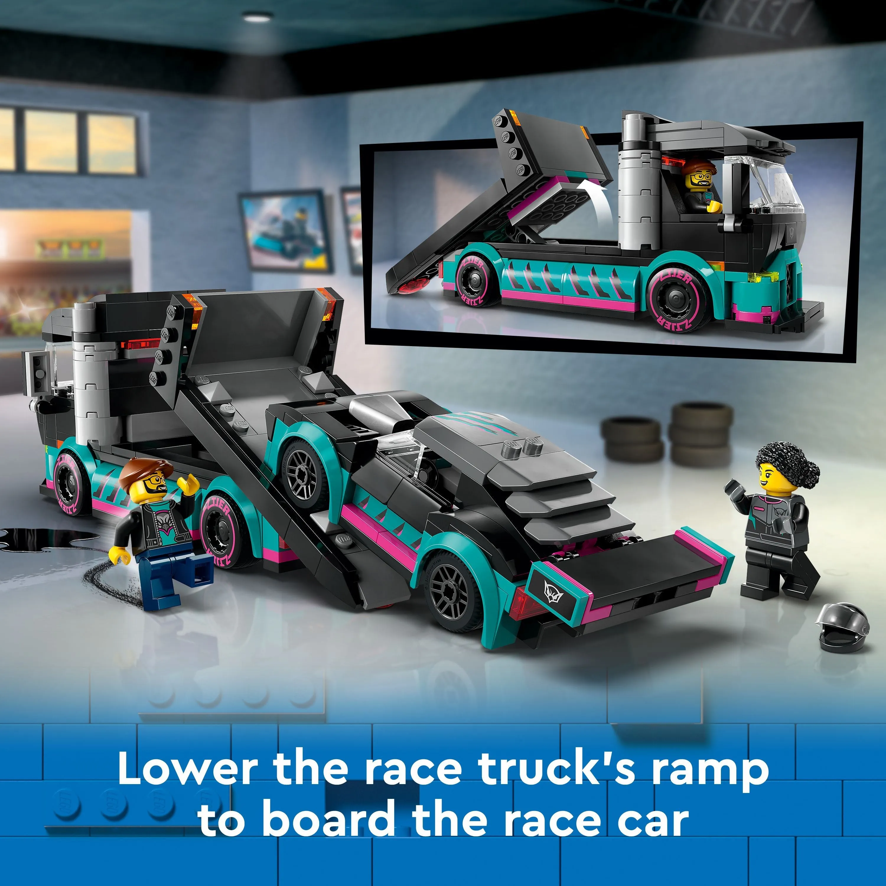 LEGO 60406 City Race Car And Car Carrier Truck