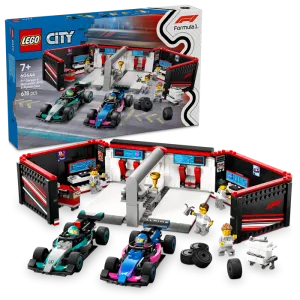 LEGO 60444 City F1 Garage & Mercedes-AMG & Alpine Cars