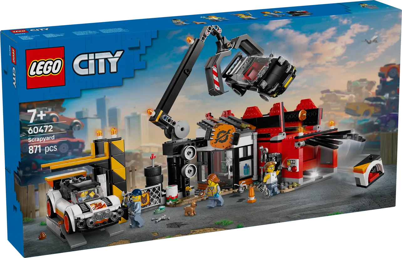 LEGO 60472 City Scrapyard with Cars
