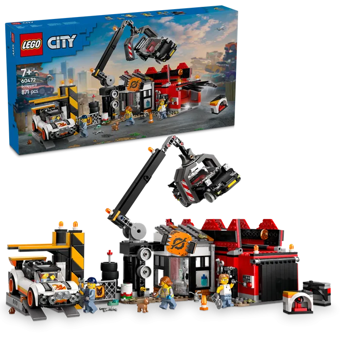 LEGO 60472 City Scrapyard with Cars