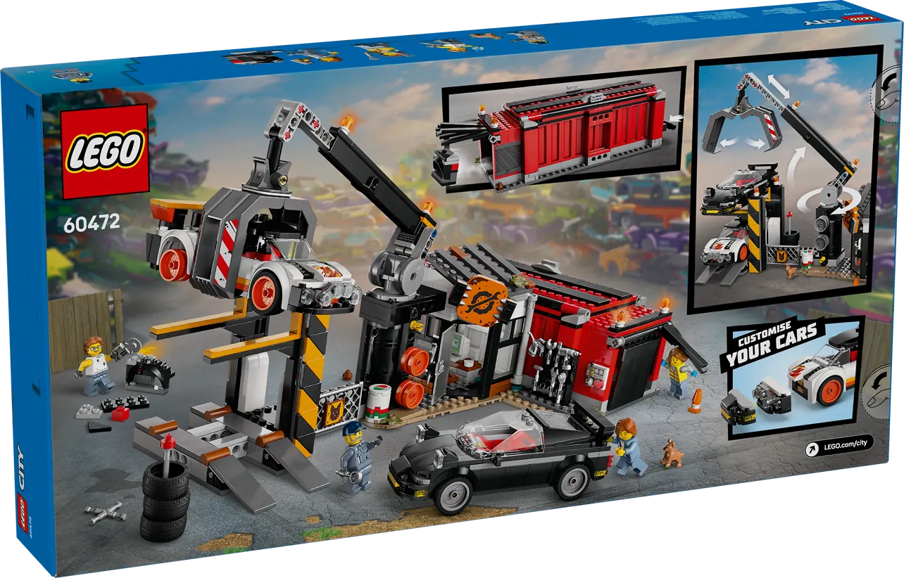 LEGO 60472 City Scrapyard with Cars