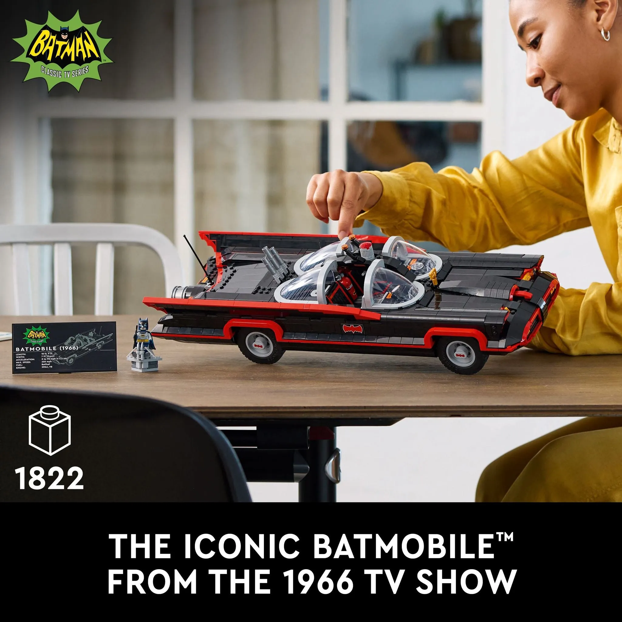 LEGO 76328 Super Heroes Batman: The Classic TV Series Batmobile