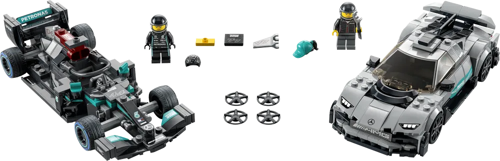 LEGO 76909 Speed Champions Mercedes-Amg F1 W12 E Performance & Mercedes-Amg Project One