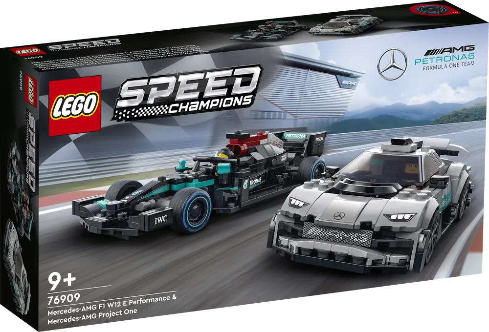 LEGO 76909 Speed Champions Mercedes-Amg F1 W12 E Performance & Mercedes-Amg Project One