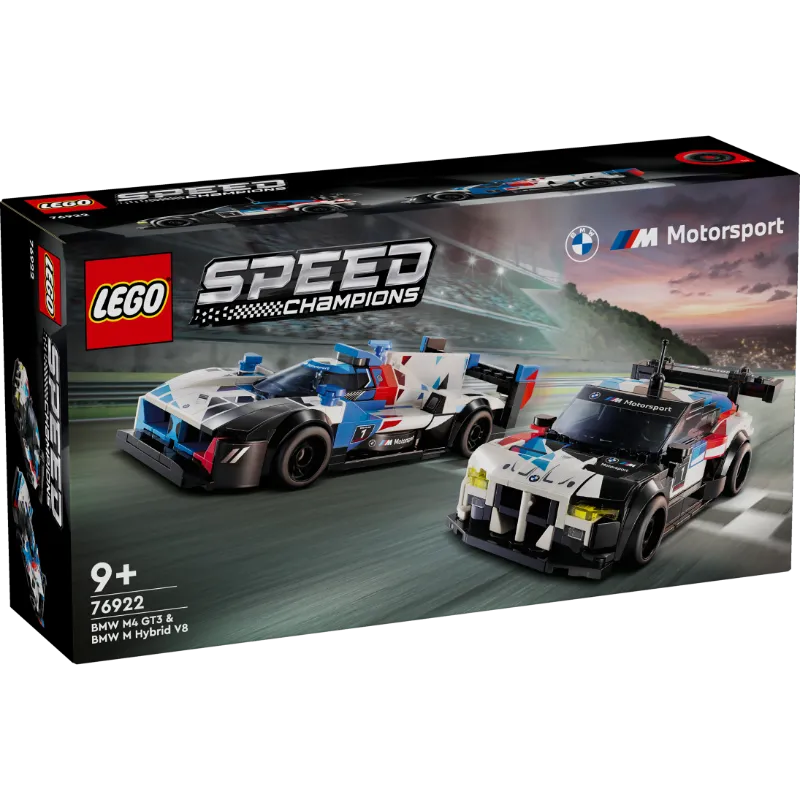 LEGO 76922 Speed Champions BMW M4 GT3 BMW M Hybrid V8 Race Cars