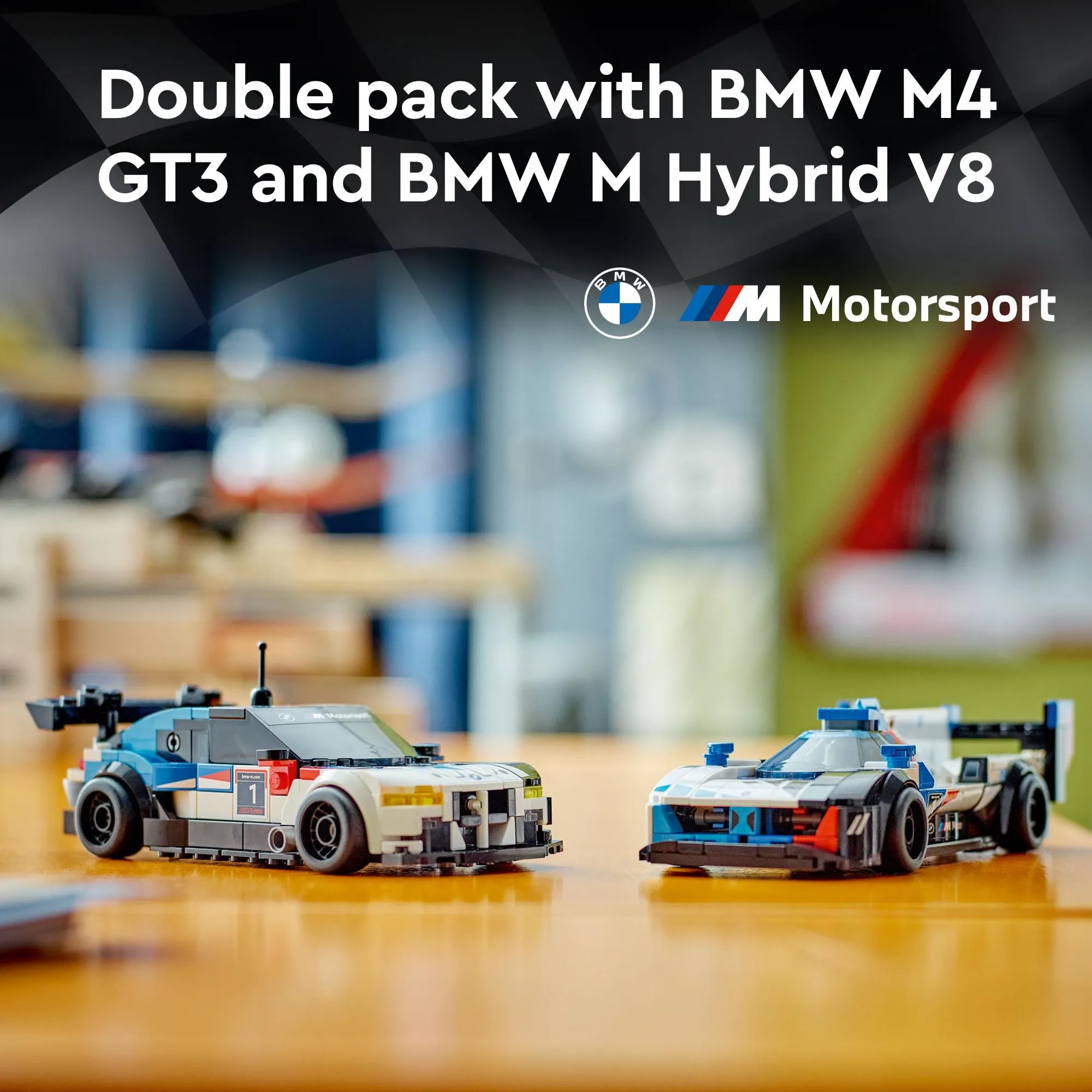 LEGO 76922 Speed Champions BMW M4 GT3 BMW M Hybrid V8 Race Cars