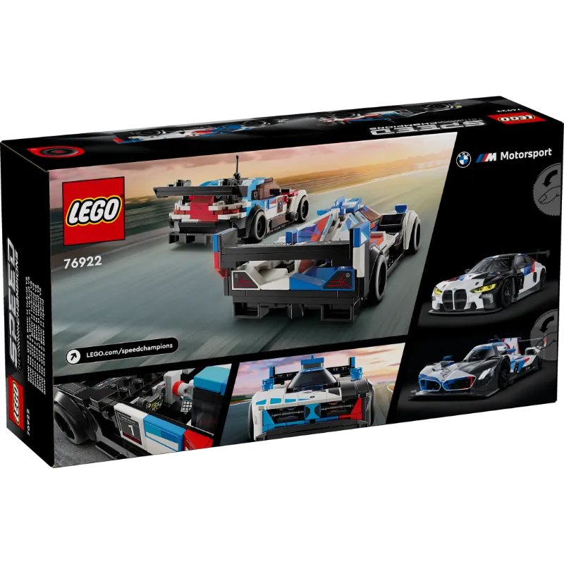 LEGO 76922 Speed Champions BMW M4 GT3 BMW M Hybrid V8 Race Cars