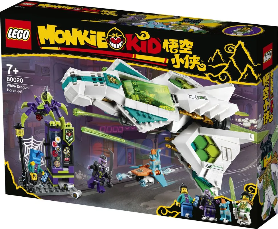 LEGO 80020 Monkie Kid White Dragon Horse Jet