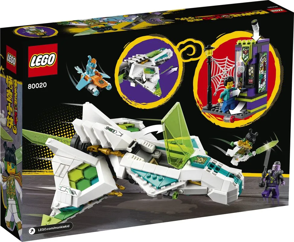 LEGO 80020 Monkie Kid White Dragon Horse Jet
