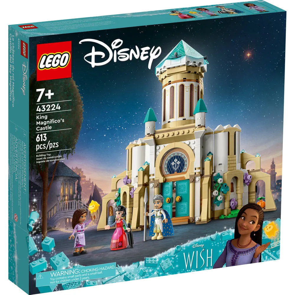 LEGO® Disney Princess Wish King Magnifico's Castle 613 Piece Building Set (43224)