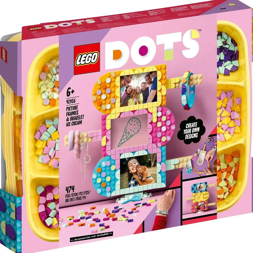 LEGO DOTS 41956 Ice Cream Picture Frames & Bracelet