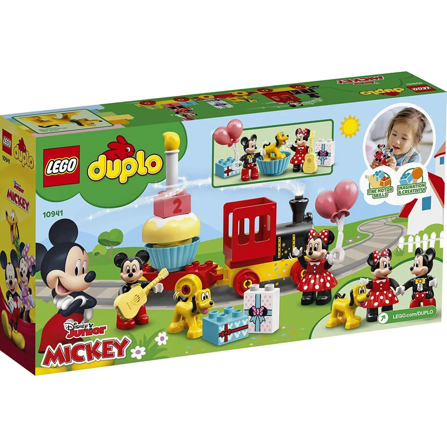 LEGO DUPLO Disney Mickey & Minnie Birthday Train 22 Piece Set