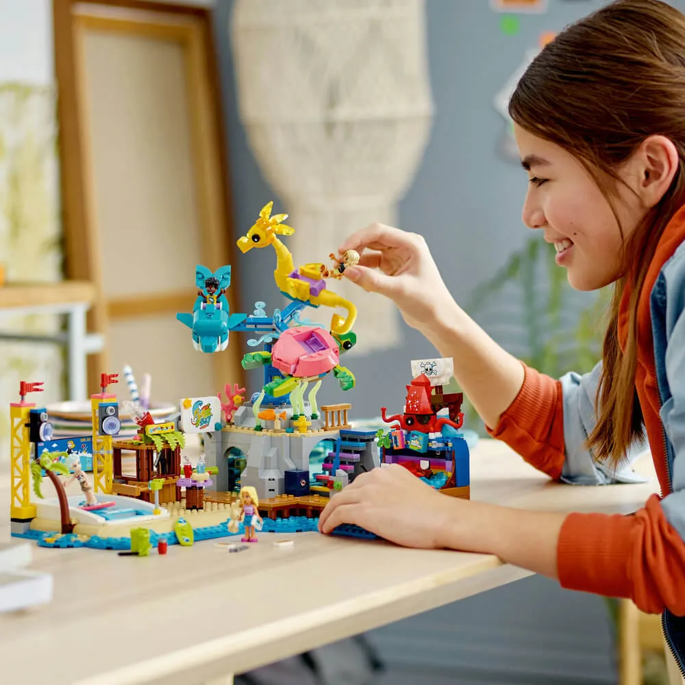 LEGO® Friends Beach Amusement Park 41737 Building Toy Set (1,348 Pieces)