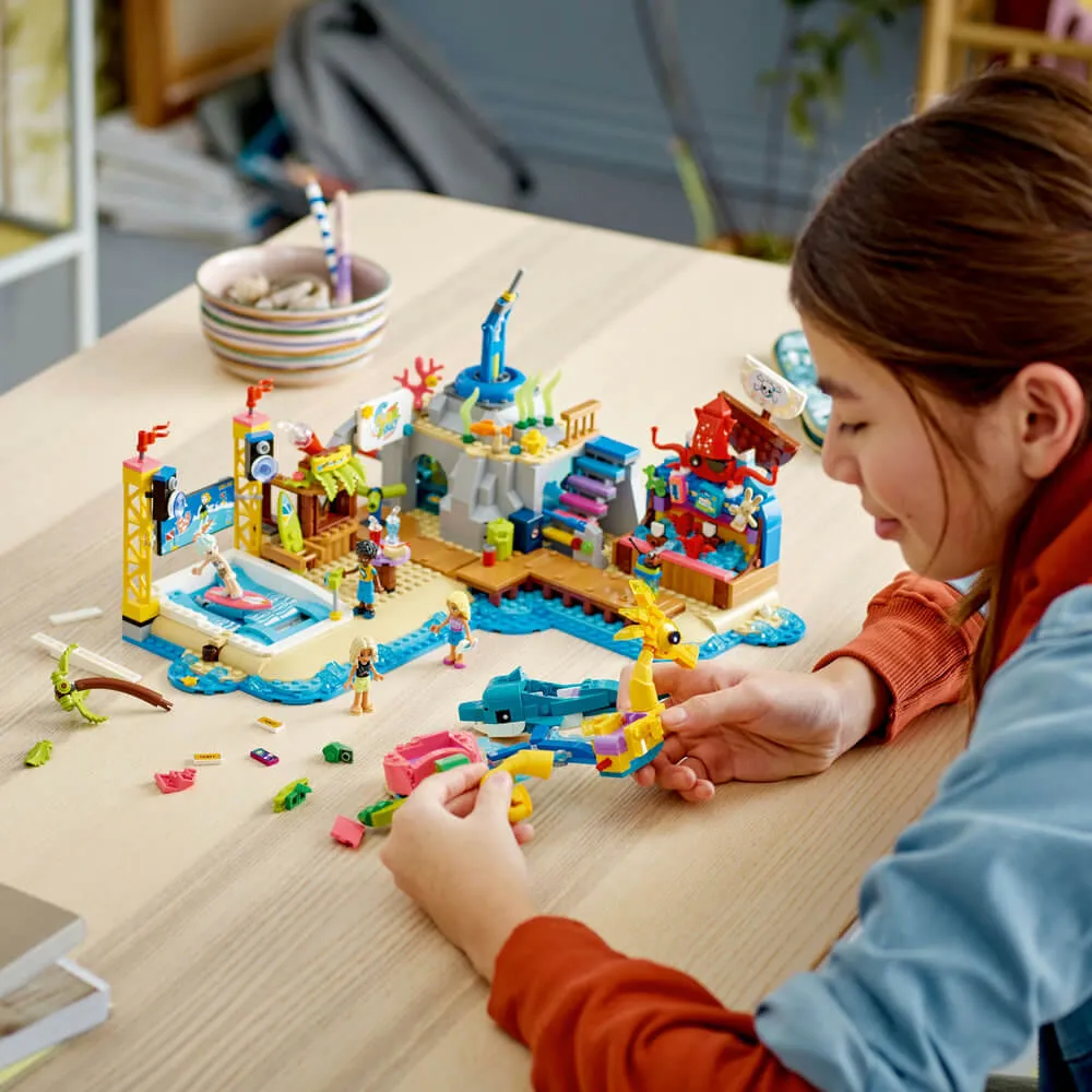LEGO® Friends Beach Amusement Park 41737 Building Toy Set (1,348 Pieces)
