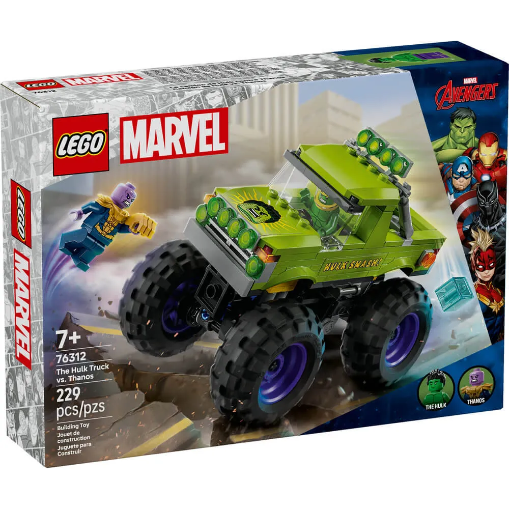 LEGO® Marvel The Hulk Truck vs. Thanos 229 Piece Building Kit (76312)