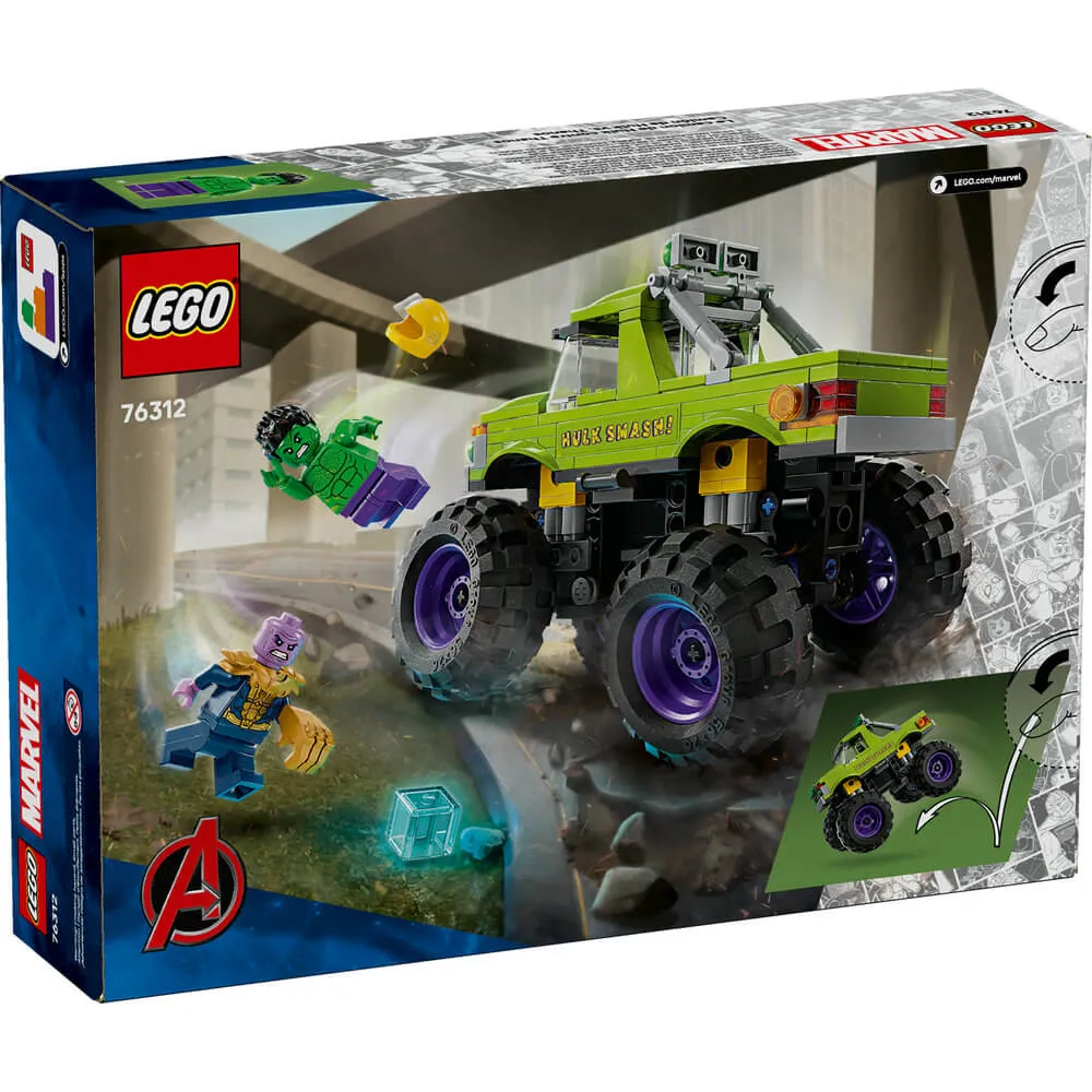 LEGO® Marvel The Hulk Truck vs. Thanos 229 Piece Building Kit (76312)