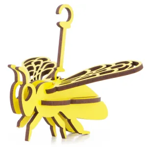 Little & Wood: Honey Bee Yellow 3D Wooden Puzzle Kit