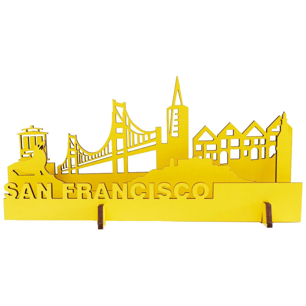 Little & Wood: San Francisco 3D Wooden Puzzle Kit - Medium