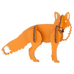 Little & Wood: Woodlet: Small Curious Fox - 3D Wooden Puzzle Kit