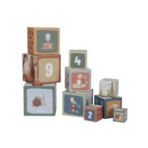 Little Dutch Cardboard Building Blocks - Forest Friends