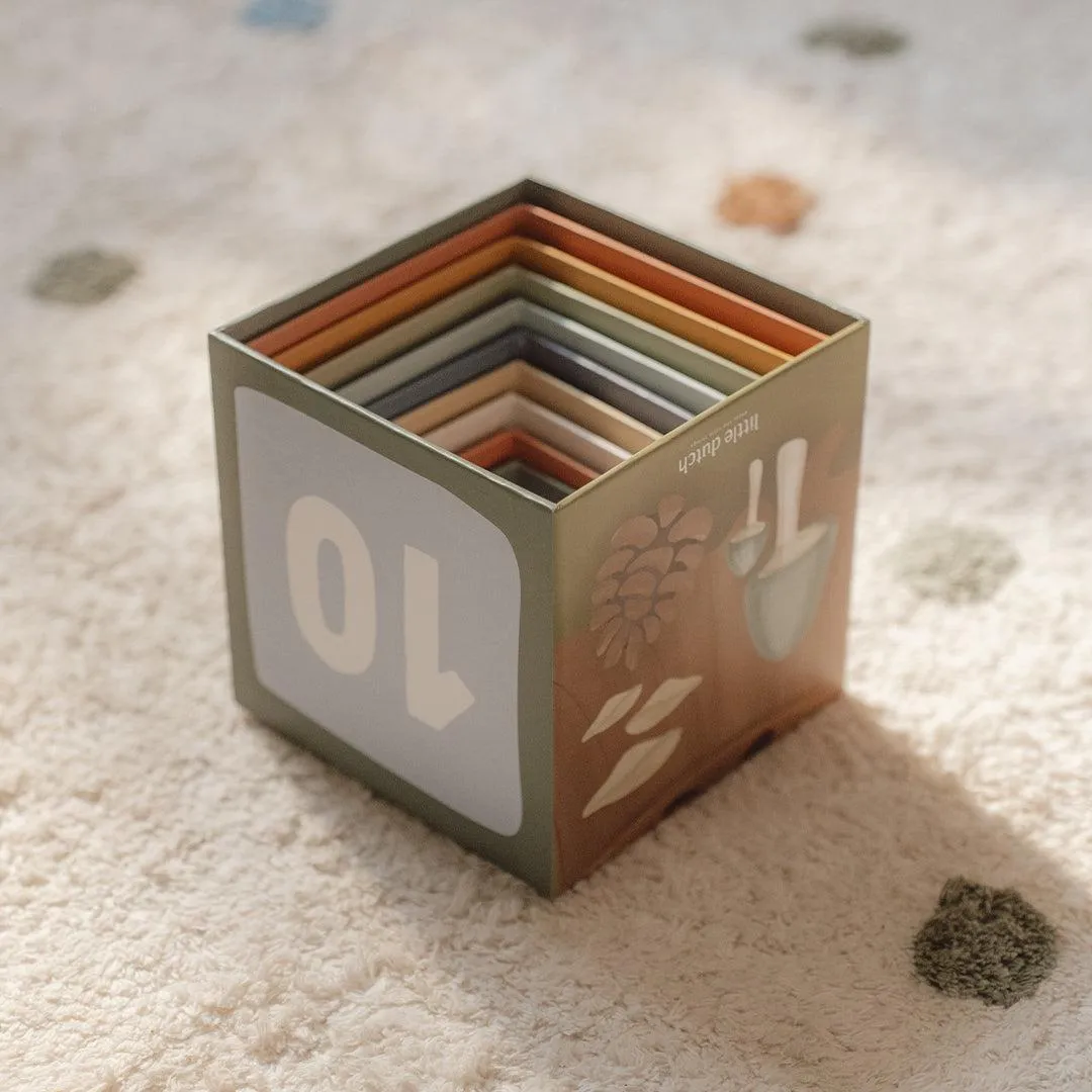 Little Dutch Cardboard Building Blocks - Forest Friends