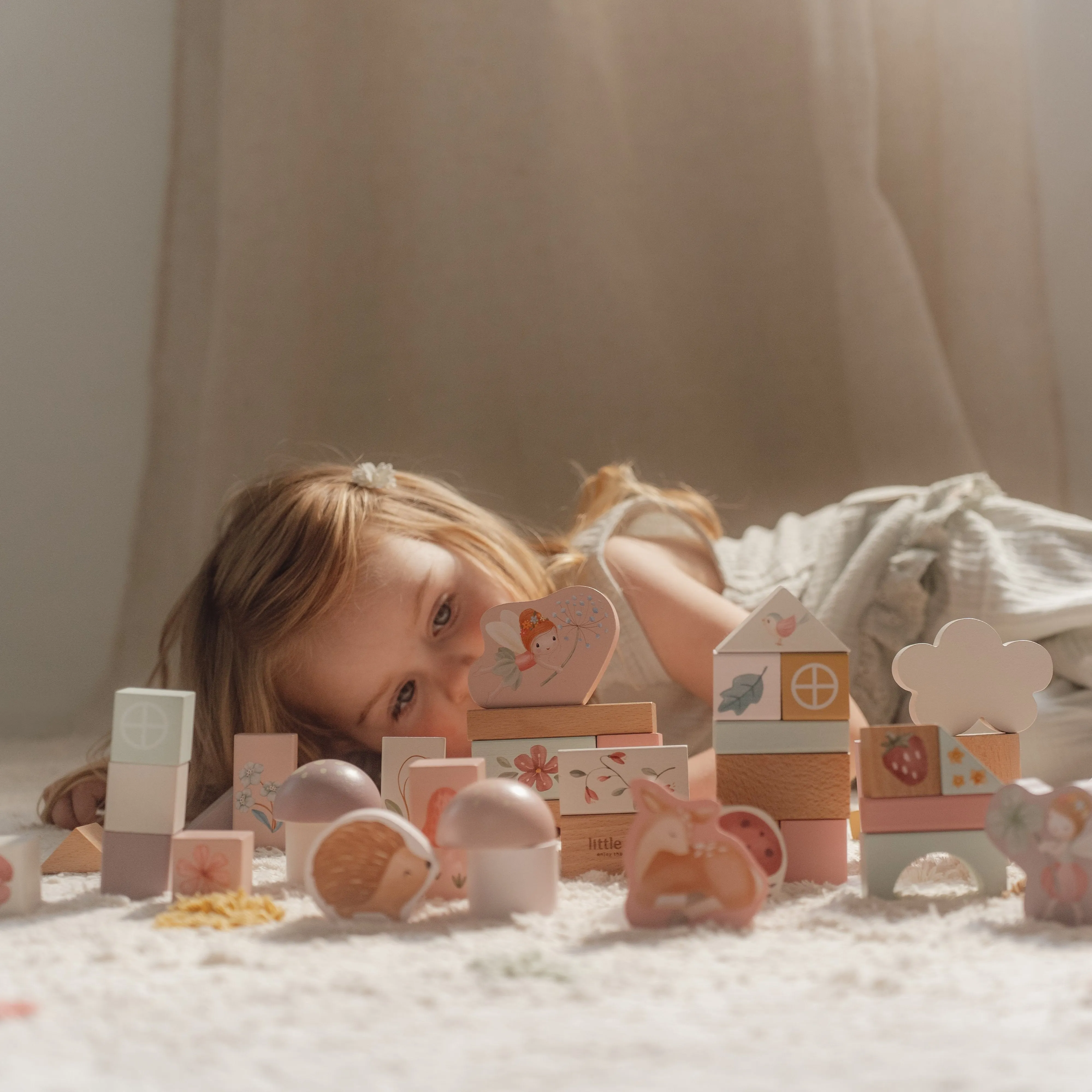 Little Dutch Wooden Building Blocks - Fairy Garden