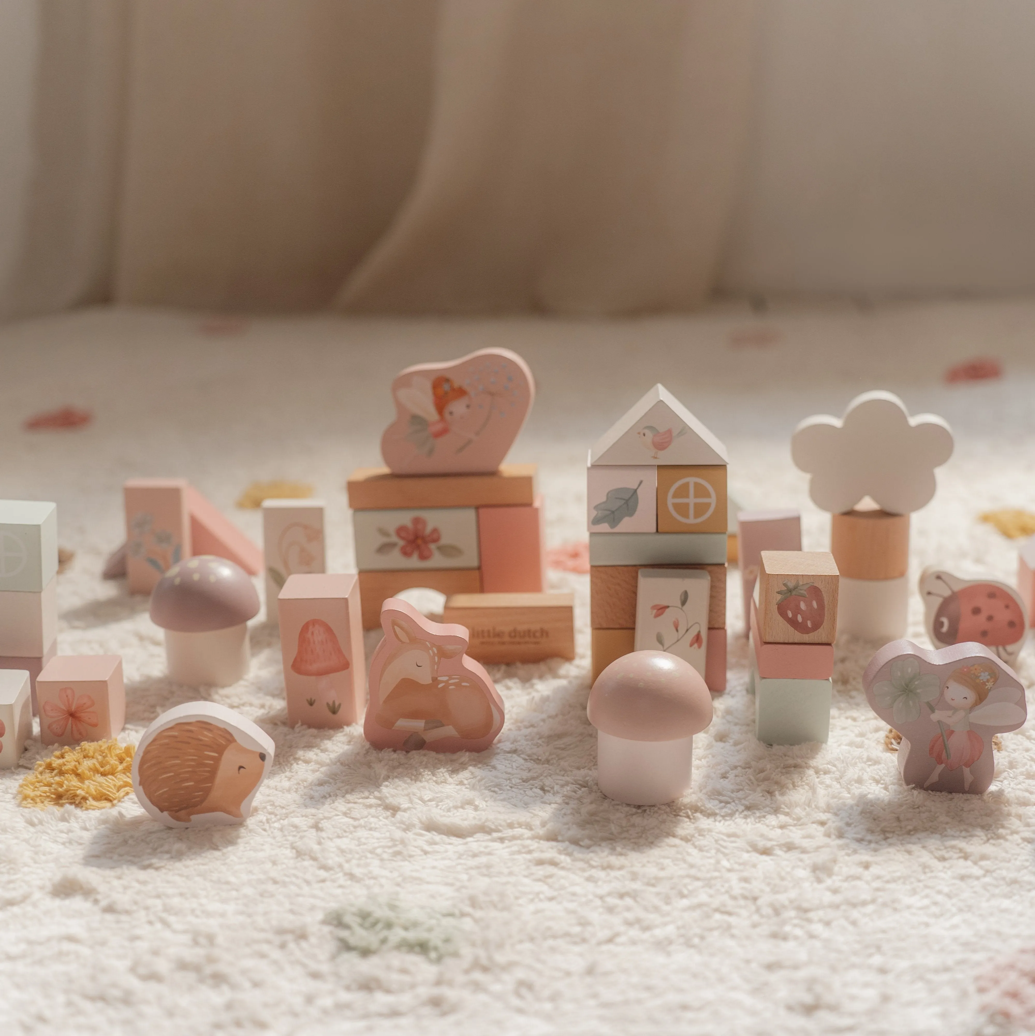 Little Dutch Wooden Building Blocks - Fairy Garden
