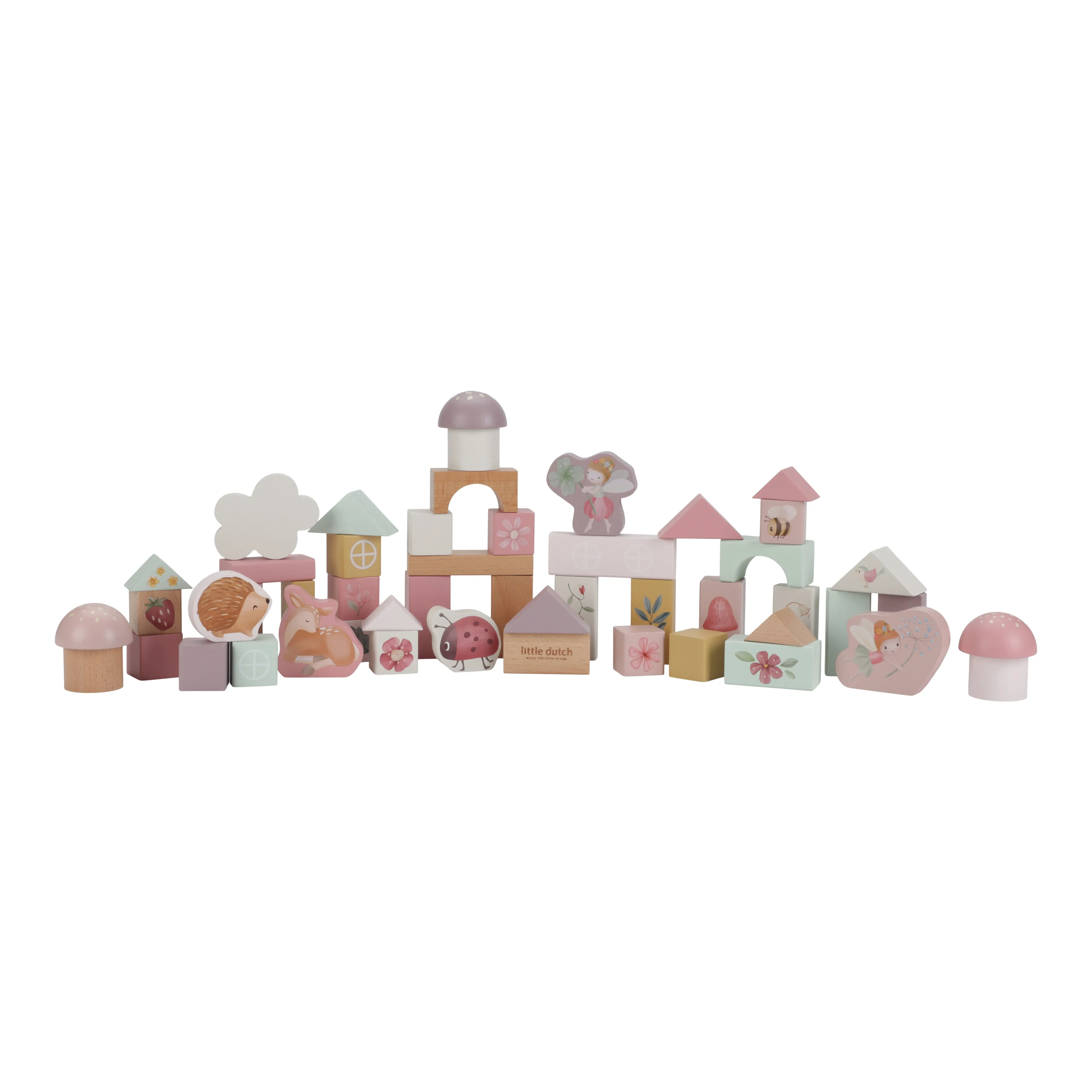 Little Dutch Wooden Building Blocks - Fairy Garden