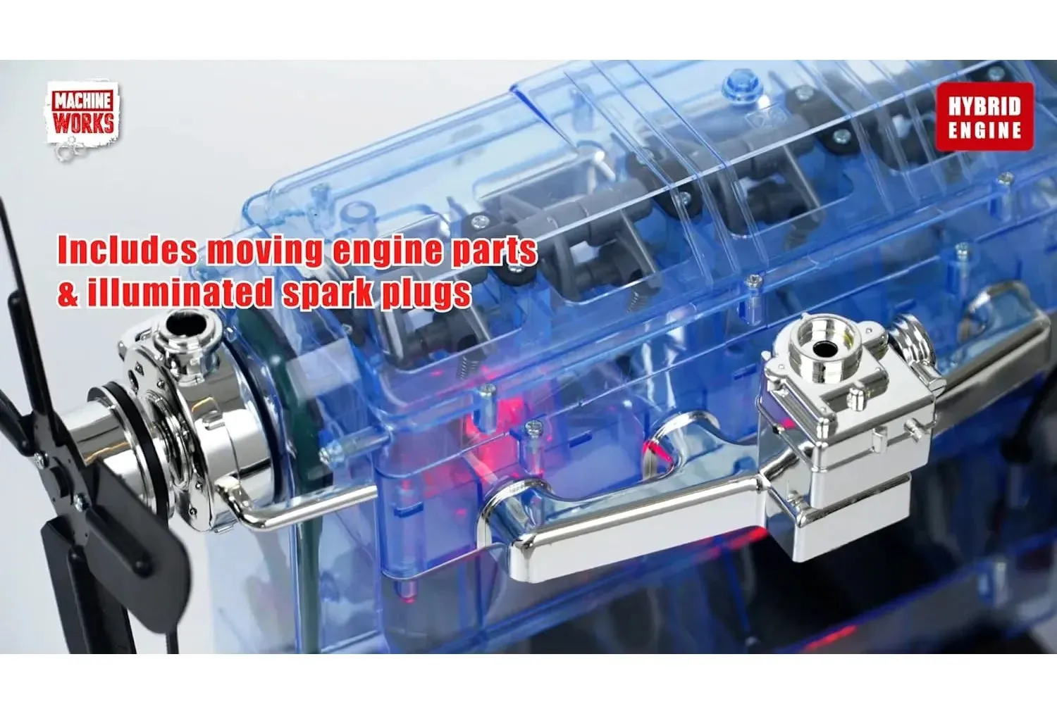 Machine Works 4 Cylinder Hybrid Engine Building Kit