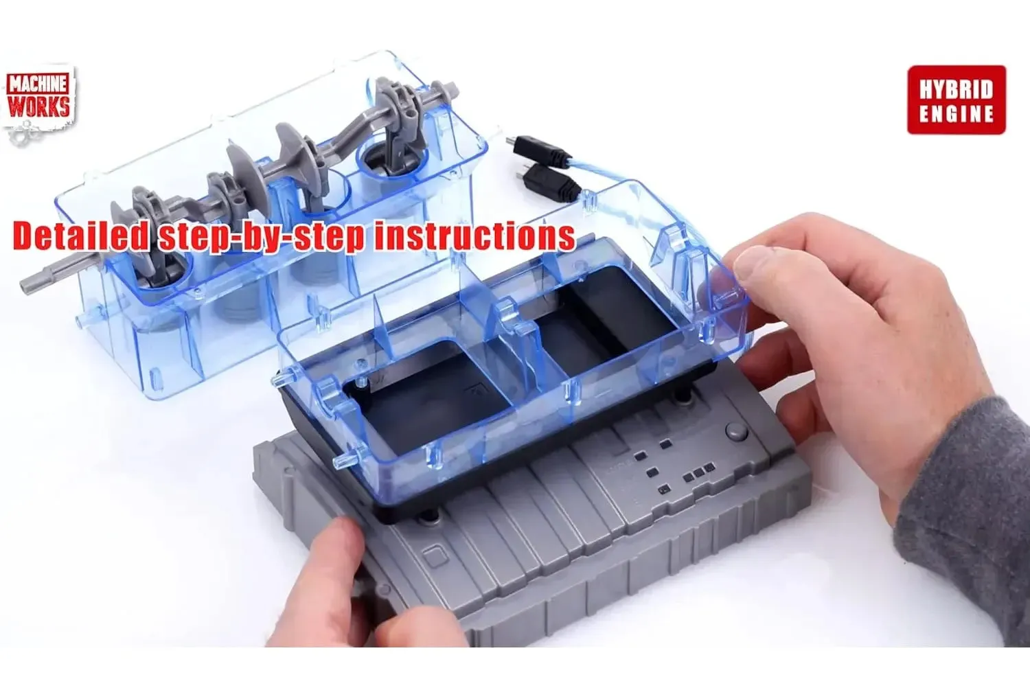 Machine Works 4 Cylinder Hybrid Engine Building Kit