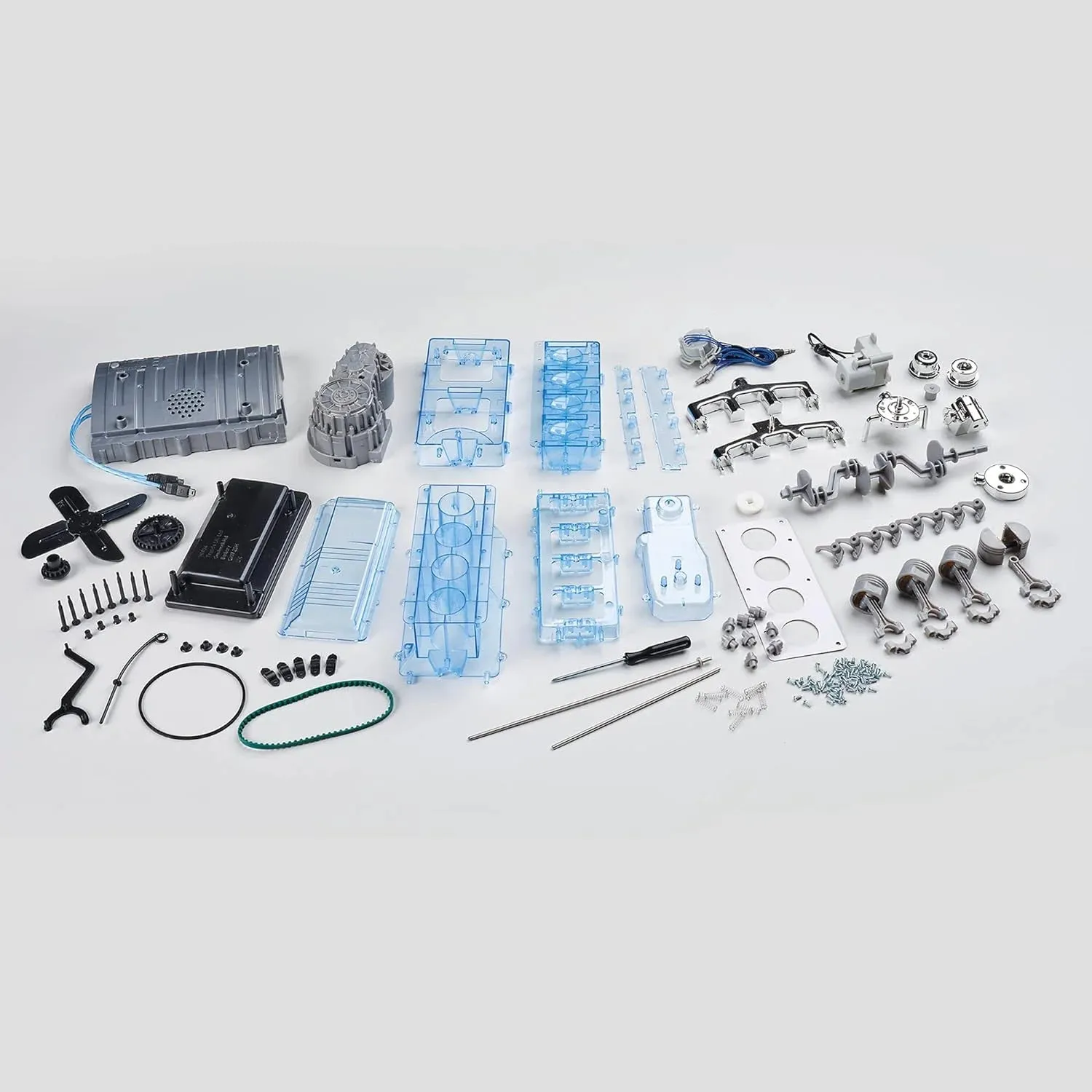 Machine Works 4 Cylinder Hybrid Engine Building Kit