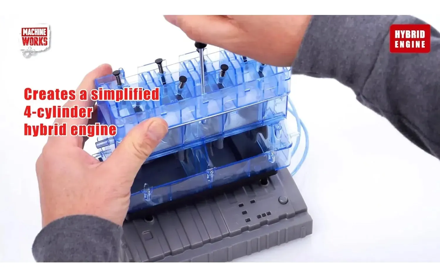 Machine Works 4 Cylinder Hybrid Engine Building Kit