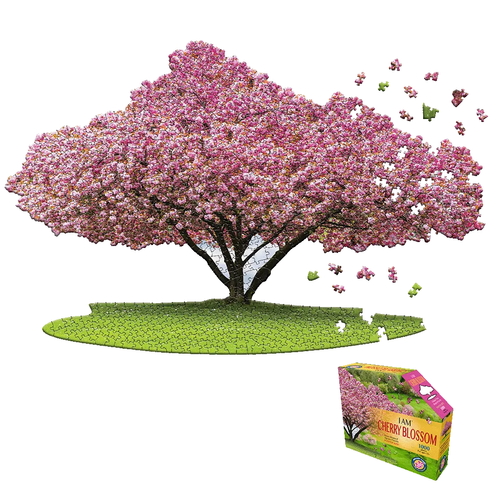 Madd Capp Cherry Blossom Tree-Shaped Jigsaw Puzzle - 1000 pc