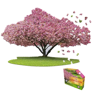 Madd Capp Cherry Blossom Tree-Shaped Jigsaw Puzzle - 1000 pc