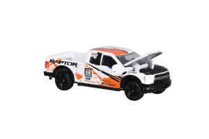 Majorette Racing Cars Ford Raptor White/Orange