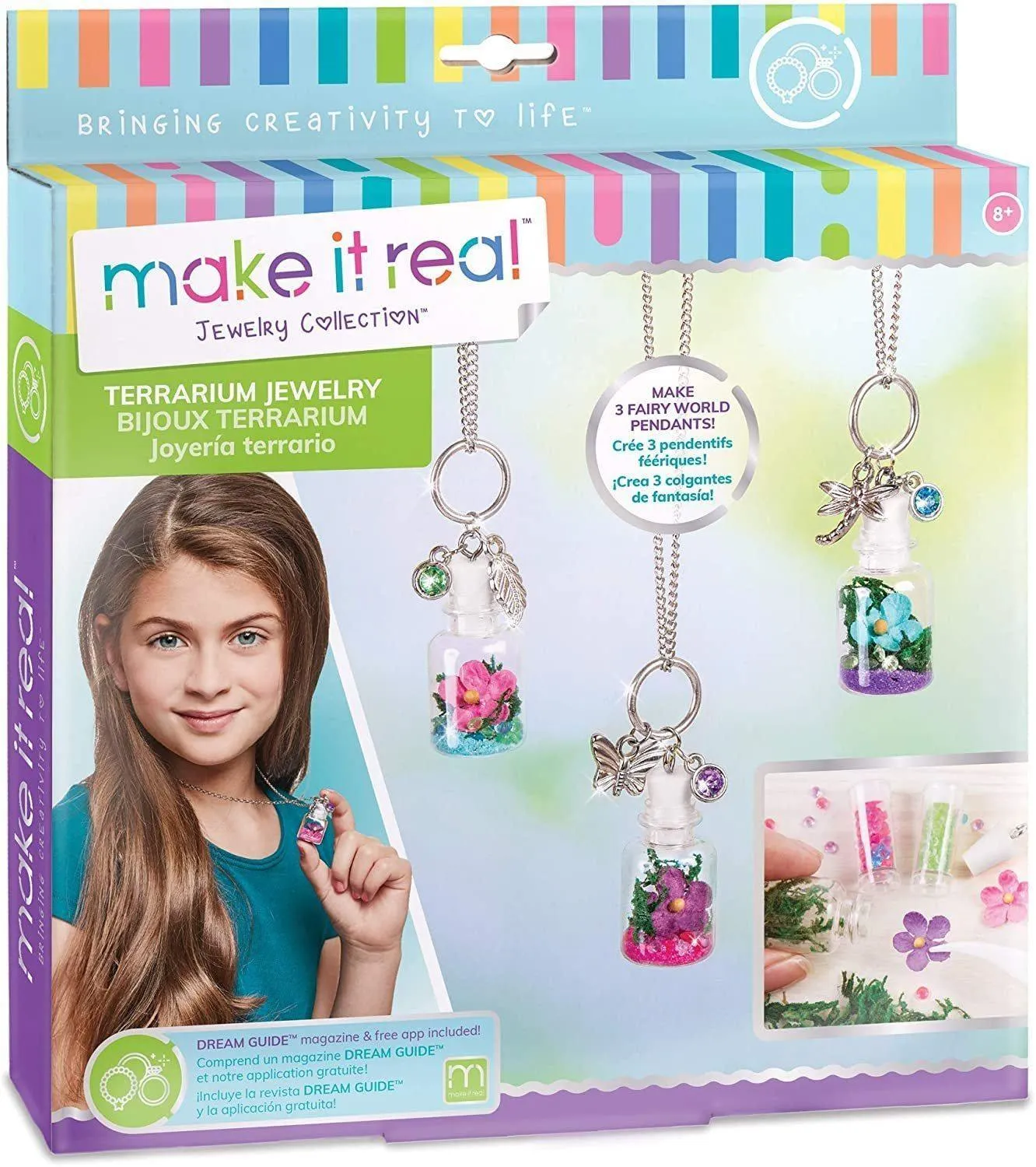 Make It Real 1305 - DIY Terrarium Jewellery Pendant Making Kit