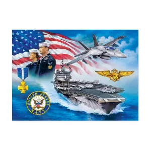 MasterPieces America's Navy - Anchors Aweigh Jigsaw Puzzle - 1000 pc