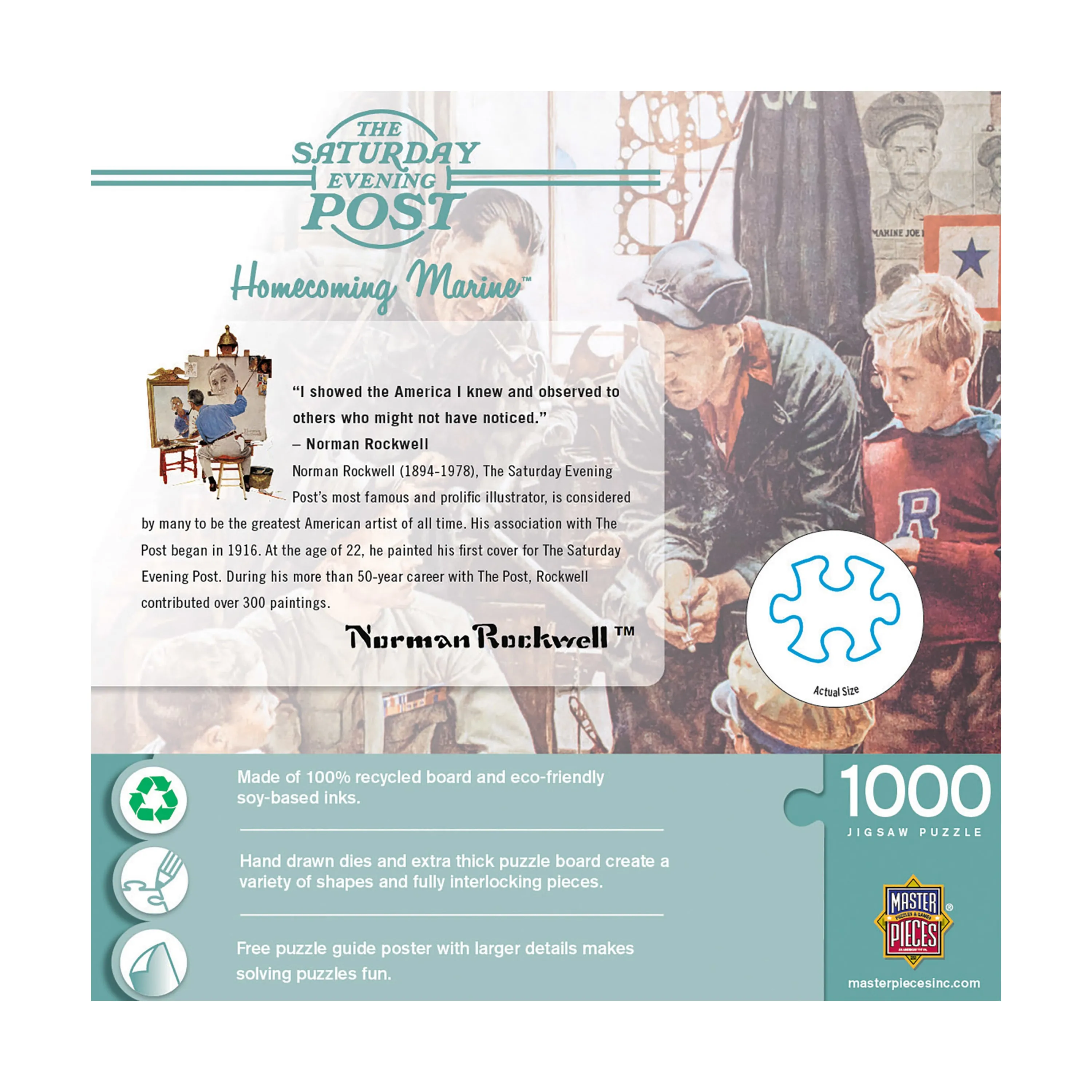 MasterPieces Homecoming Marine Jigsaw Puzzle - 1000 pc