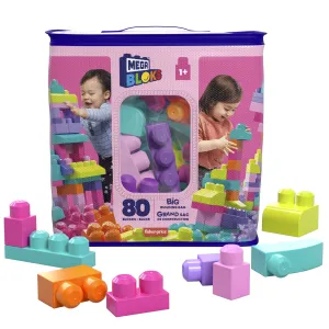 MEGA Bloks First Builders Big Building Bag Pink