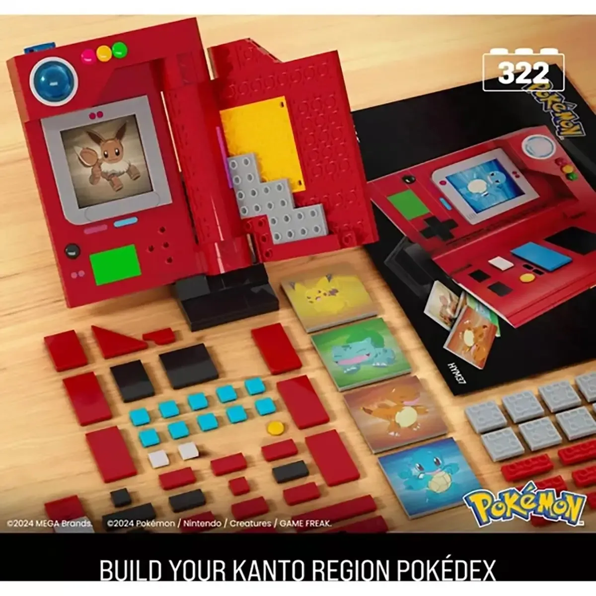 Mega Pokemon Kanto Region Pokedex Building Kit