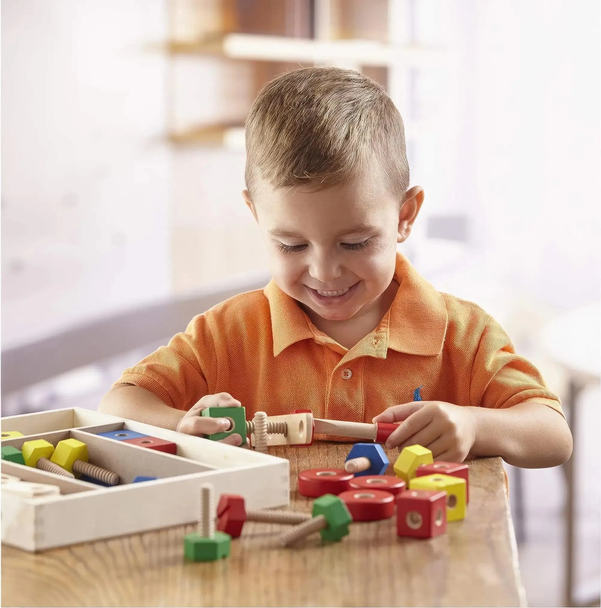 Melissa & Doug 15151 Construction Building Set in a Box