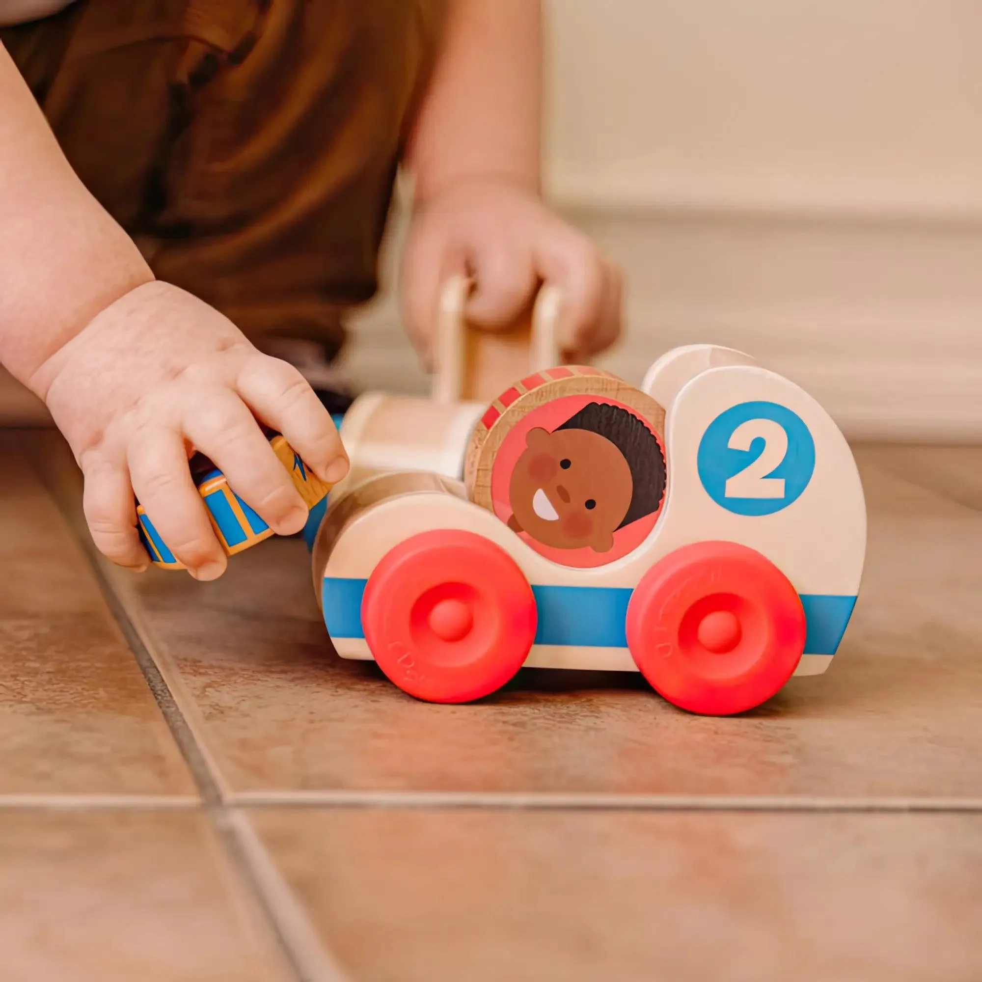 Melissa & Doug 30737 GO Tots Wooden Race Cars