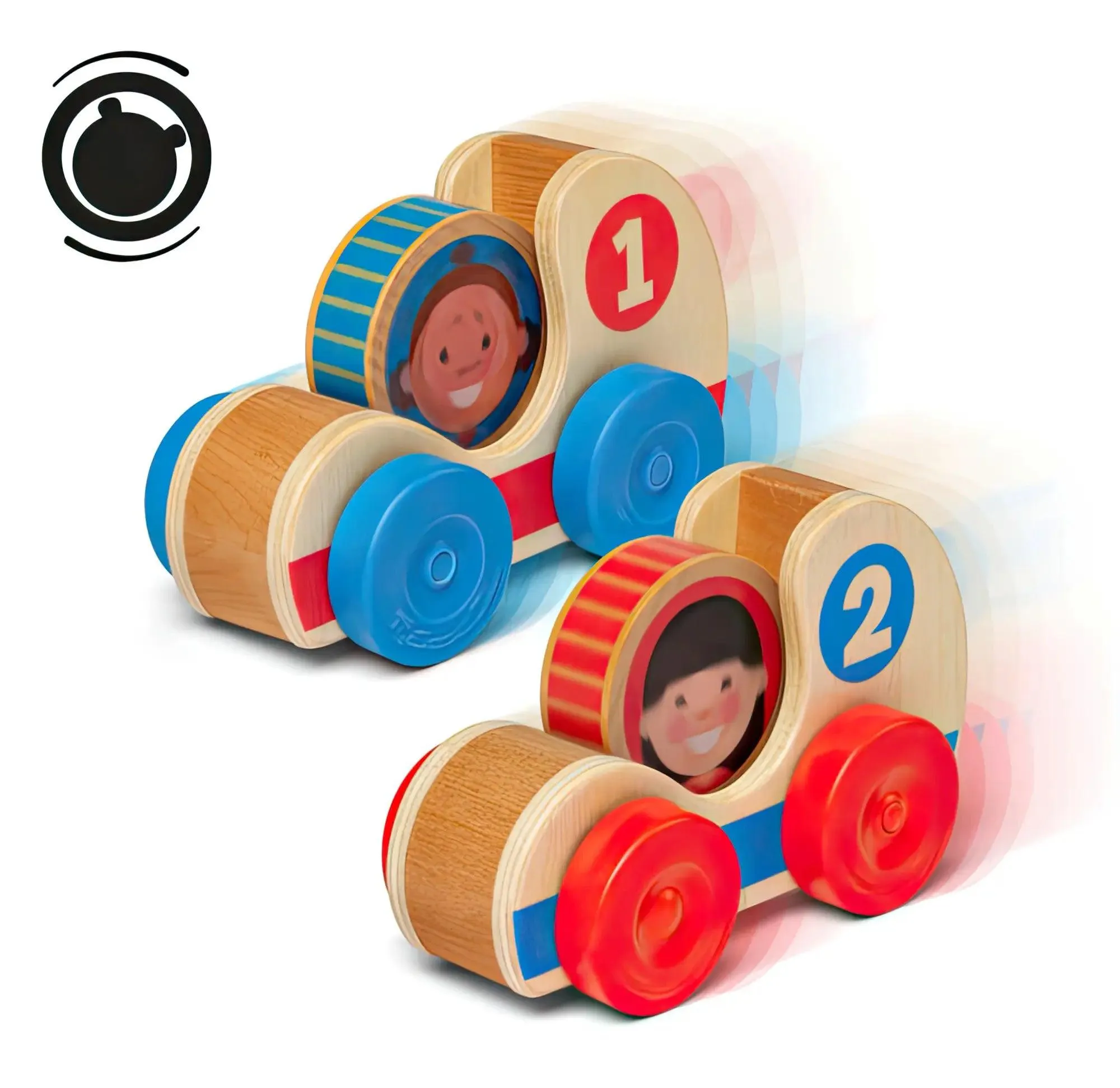 Melissa & Doug 30737 GO Tots Wooden Race Cars