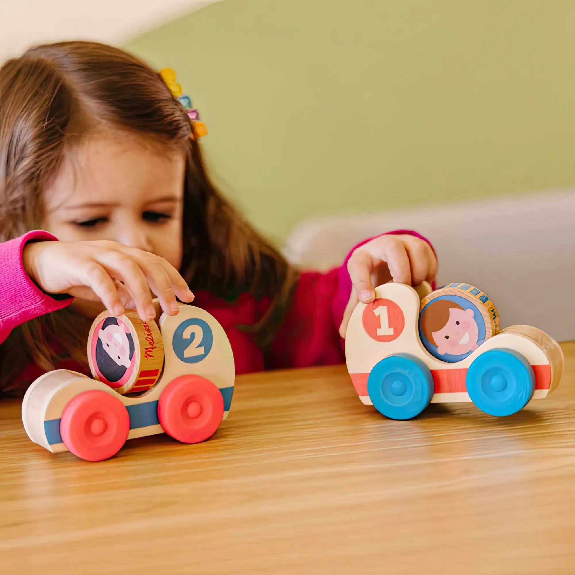 Melissa & Doug 30737 GO Tots Wooden Race Cars