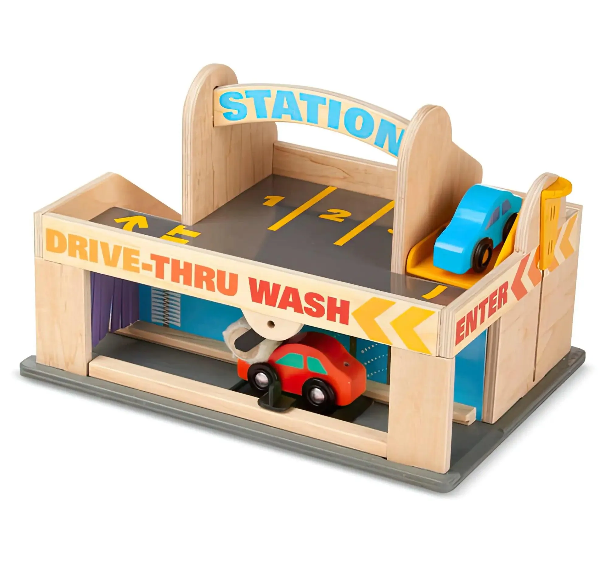 Melissa & Doug Service Station Parking Garage