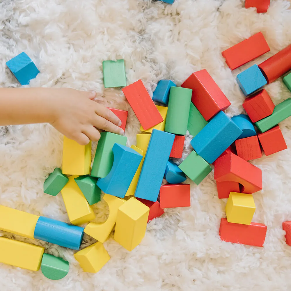 Melissa and Doug 100 Piece Wood Blocks Set