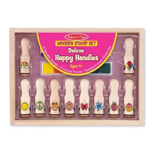 Melissa and Doug Deluxe Happy Handle Stamp Set