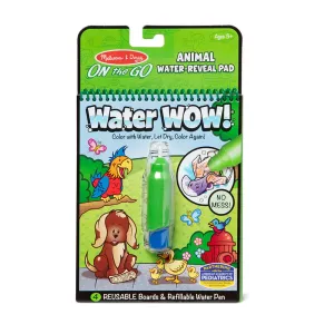 Melissa and Doug Water Wow! Animals Water-Reveal On the Go Travel Activity Pad
