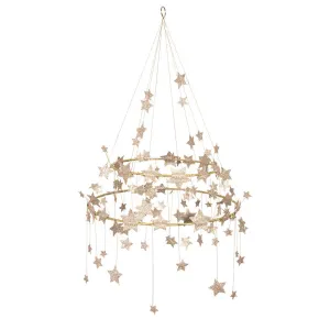 Meri Meri Chandelier | Gold Sparkle Star
